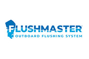 Flushmaster Vertical Dual Outlet Flush Port Reroute - Black Acrylic - 3/8" Barb [SM-QCR2BV38]