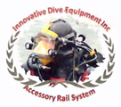 Accessory Rail System Left and Right for Kirby Morgan Fiberglass Diving Helmet