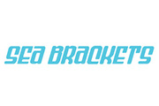 Sea Brackets 14" Straight Trolling Motor Plate - Black [SEA2322-BLK]